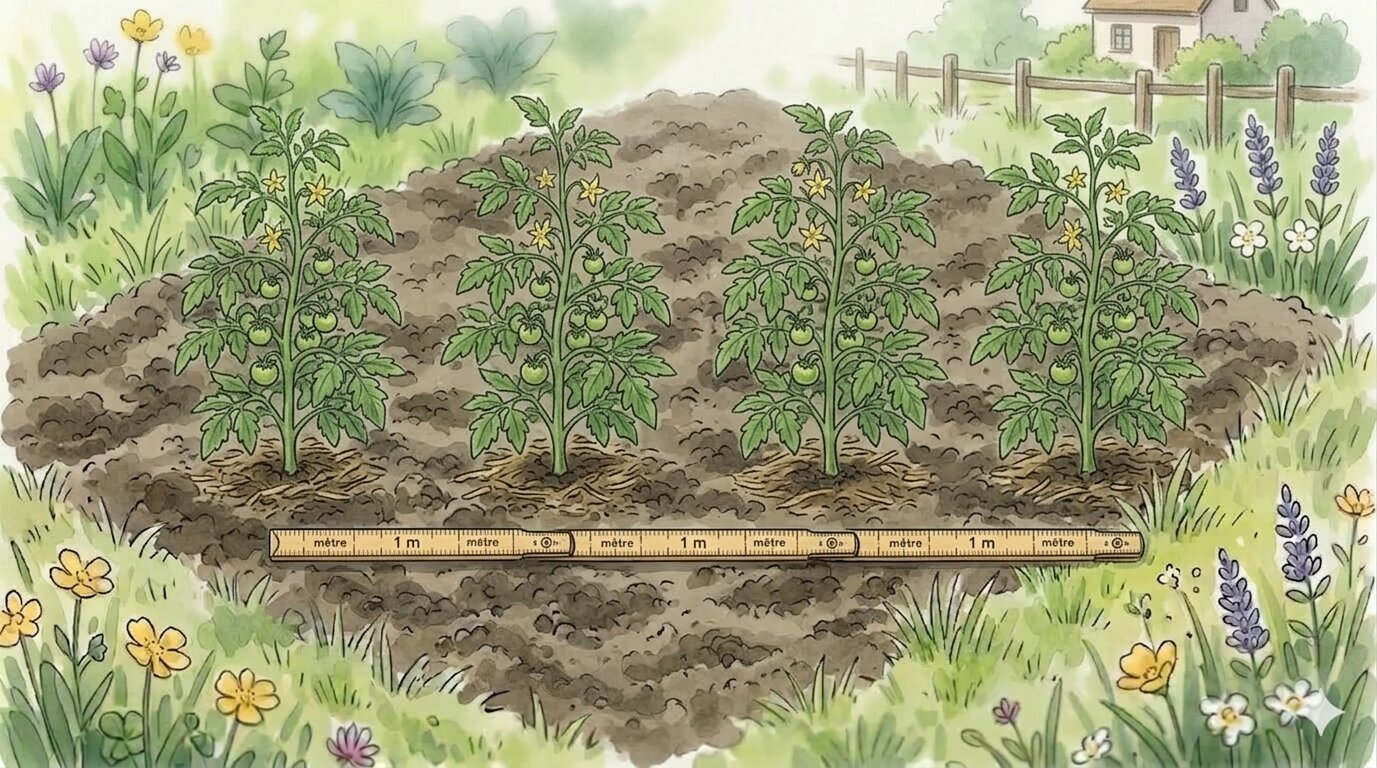 Distance entre les pieds de tomates : le secret d'une récolte explosive